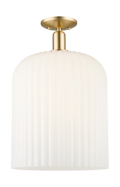 Innovations - 716-1C-CB-G559-12GWH - One Light Semi-Flush Mount - Arcadia - Champagne Bronze