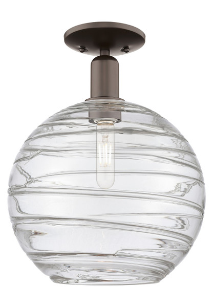 Innovations - 716-1C-OB-G1213-12CL - One Light Semi-Flush Mount - Arcadia - Oil Rubbed Bronze