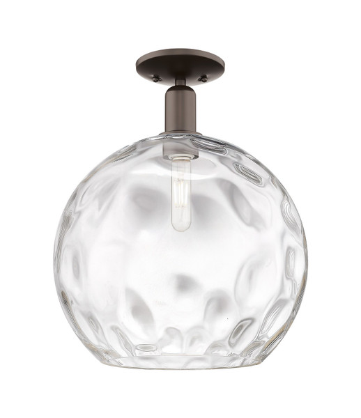 Innovations - 716-1C-OB-G1215-14 - One Light Semi-Flush Mount - Arcadia - Oil Rubbed Bronze