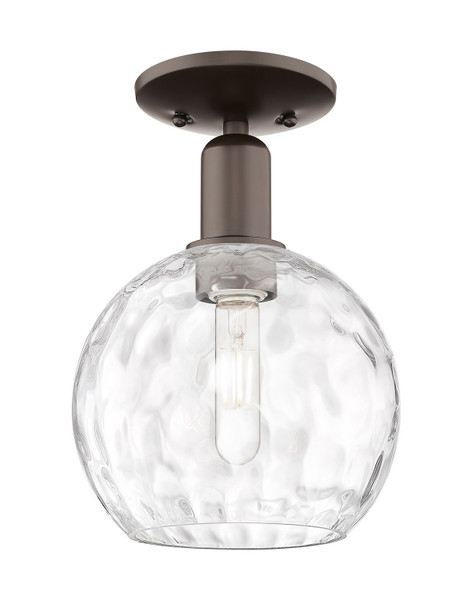 Innovations - 716-1C-OB-G1215-8 - One Light Semi-Flush Mount - Arcadia - Oil Rubbed Bronze