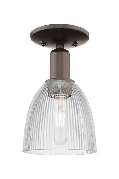 Innovations - 716-1C-OB-G382 - One Light Semi-Flush Mount - Arcadia - Oil Rubbed Bronze