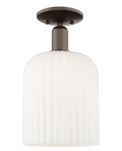 Innovations - 716-1C-OB-G559-8GWH - One Light Semi-Flush Mount - Arcadia - Oil Rubbed Bronze