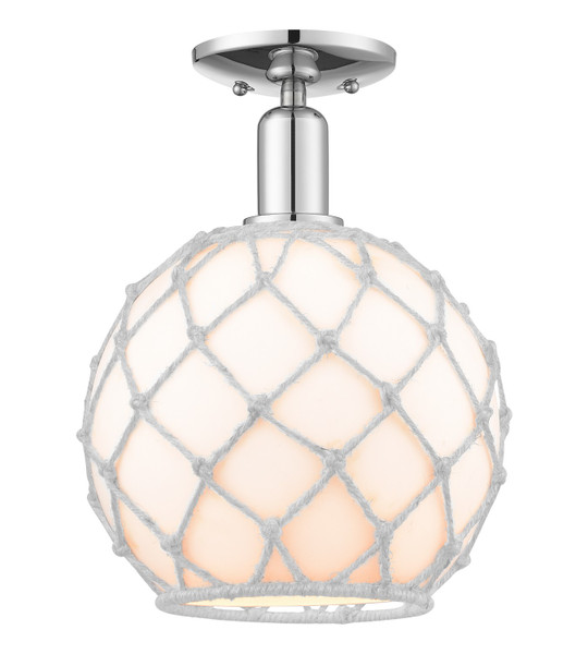 Innovations - 716-1C-PC-G121-10RW - One Light Semi-Flush Mount - Arcadia - Polished Chrome