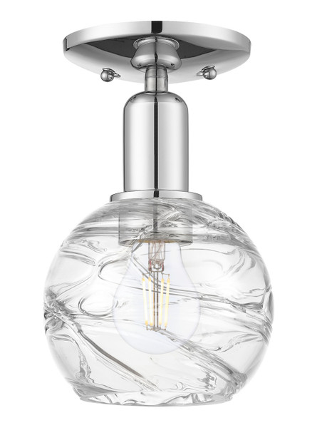 Innovations - 716-1C-PC-G1213-6CL - One Light Semi-Flush Mount - Arcadia - Polished Chrome