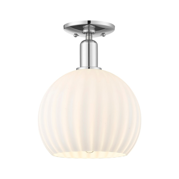 Innovations - 716-1C-PC-G1217-10WV - One Light Semi-Flush Mount - Arcadia - Polished Chrome