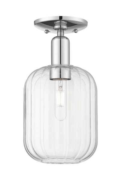 Innovations - 716-1C-PC-G460-7CL - One Light Semi-Flush Mount - Arcadia - Polished Chrome
