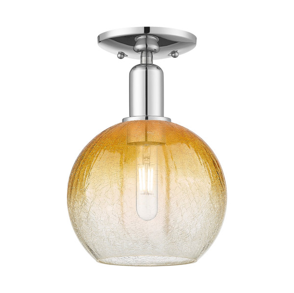 Innovations - 716-1C-PC-G483-8AM - One Light Semi-Flush Mount - Arcadia - Polished Chrome