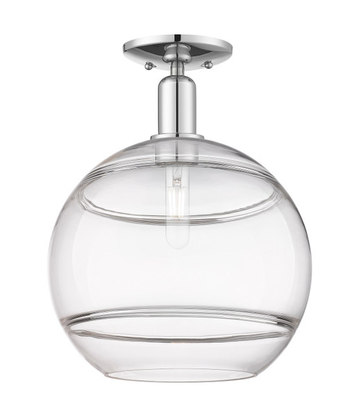 Innovations - 716-1C-PC-G556-12CL - One Light Semi-Flush Mount - Arcadia - Polished Chrome