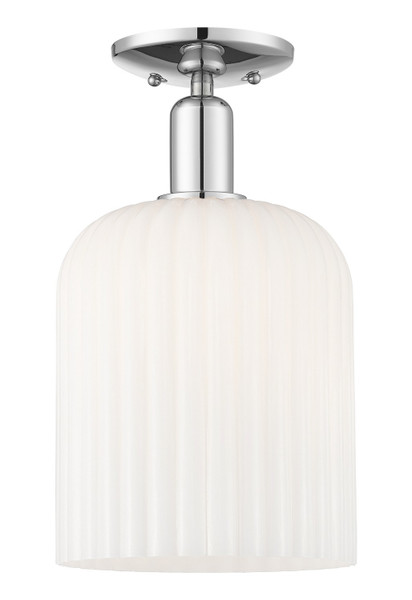 Innovations - 716-1C-PC-G559-8GWH - One Light Semi-Flush Mount - Arcadia - Polished Chrome