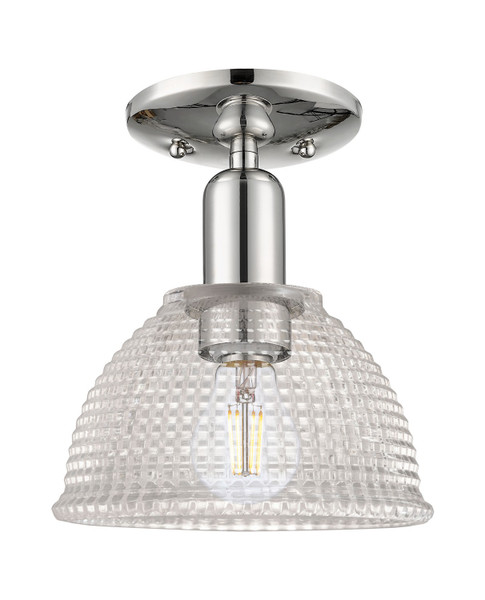 Innovations - 716-1C-PN-G422 - One Light Semi-Flush Mount - Arcadia - Polished Nickel