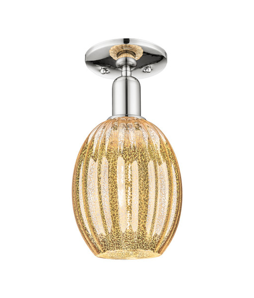 Innovations - 716-1C-PN-G459-6ME - One Light Semi-Flush Mount - Arcadia - Polished Nickel