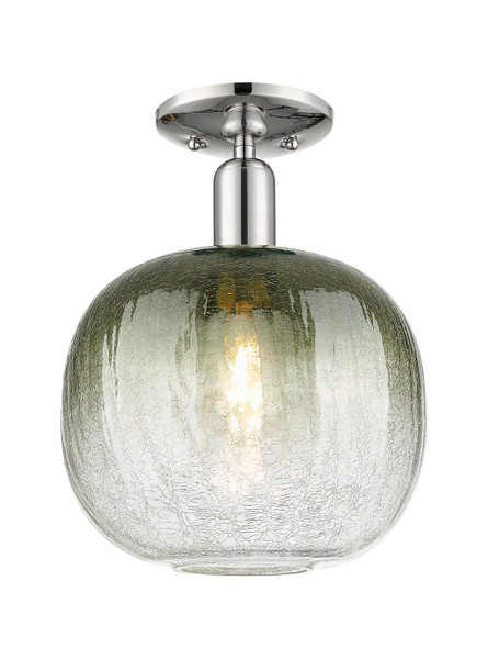 Innovations - 716-1C-PN-G481-10SL - One Light Semi-Flush Mount - Arcadia - Polished Nickel