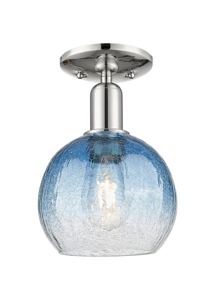 Innovations - 716-1C-PN-G483-8SB - One Light Semi-Flush Mount - Arcadia - Polished Nickel