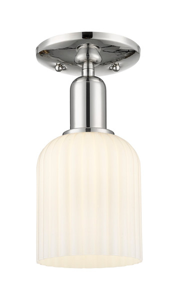 Innovations - 716-1C-PN-G559-5GWH - One Light Semi-Flush Mount - Arcadia - Polished Nickel