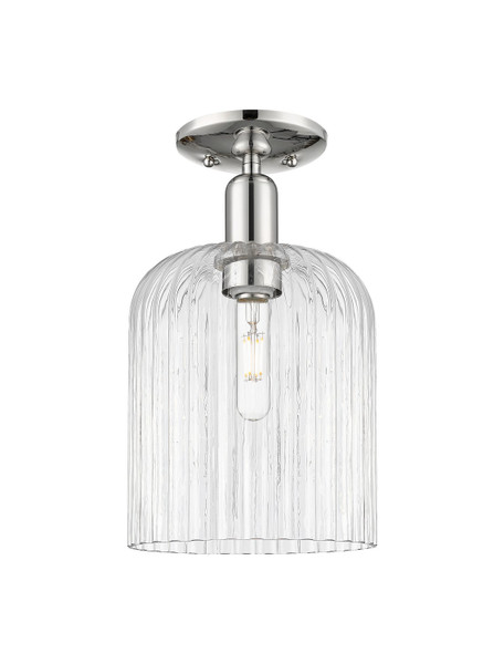 Innovations - 716-1C-PN-G559-8CL - One Light Semi-Flush Mount - Arcadia - Polished Nickel