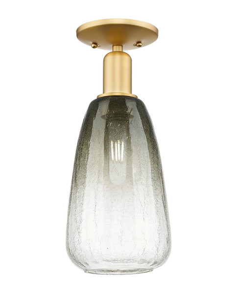 Innovations - 716-1C-SG-G480-6SL - One Light Semi-Flush Mount - Arcadia - Satin Gold