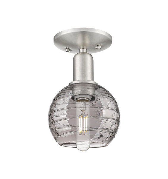 Innovations - 716-1C-SN-G1213-6SM - One Light Semi-Flush Mount - Arcadia - Brushed Satin Nickel