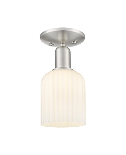 Innovations - 716-1C-SN-G559-5GWH - One Light Semi-Flush Mount - Arcadia - Brushed Satin Nickel