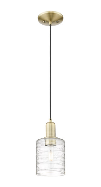 Innovations - 716-1P-AB-G1113 - One Light Mini Pendant - Arcadia - Antique Brass