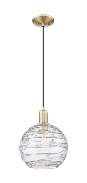 Innovations - 716-1P-AB-G1213-10CL - One Light Mini Pendant - Arcadia - Antique Brass