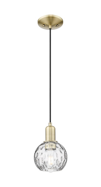Innovations - 716-1P-AB-G1215-6 - One Light Mini Pendant - Arcadia - Antique Brass