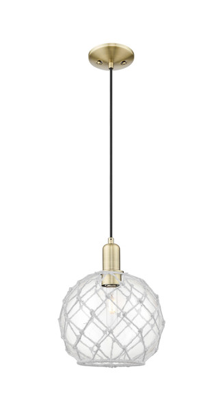 Innovations - 716-1P-AB-G122-10RW - One Light Mini Pendant - Arcadia - Antique Brass