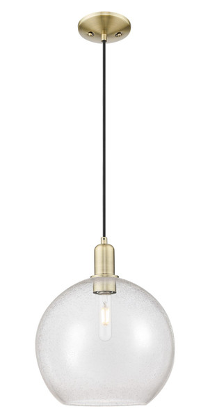 Innovations - 716-1P-AB-G124-12 - One Light Mini Pendant - Arcadia - Antique Brass