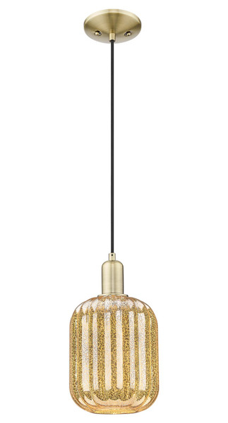 Innovations - 716-1P-AB-G460-7ME - One Light Mini Pendant - Arcadia - Antique Brass