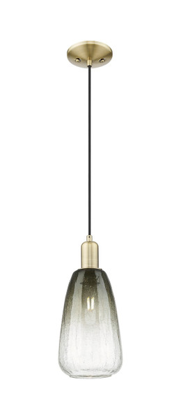 Innovations - 716-1P-AB-G480-6SL - One Light Mini Pendant - Arcadia - Antique Brass