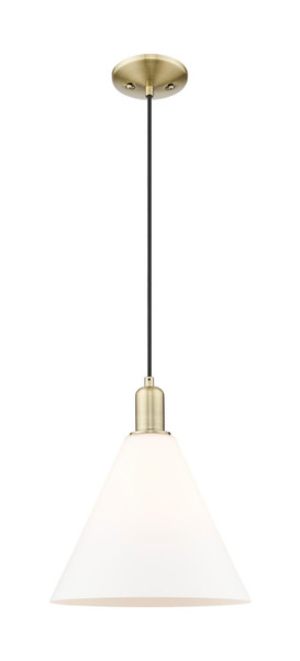Innovations - 716-1P-AB-GBC-121 - One Light Mini Pendant - Arcadia - Antique Brass