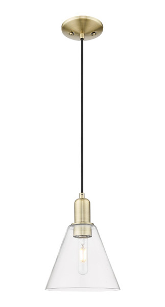 Innovations - 716-1P-AB-GBC-82 - One Light Mini Pendant - Arcadia - Antique Brass