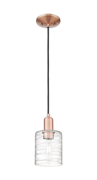 Innovations - 716-1P-AC-G1113 - One Light Mini Pendant - Arcadia - Antique Copper