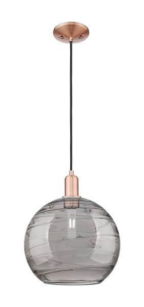 Innovations - 716-1P-AC-G1213-12SM - One Light Mini Pendant - Arcadia - Antique Copper