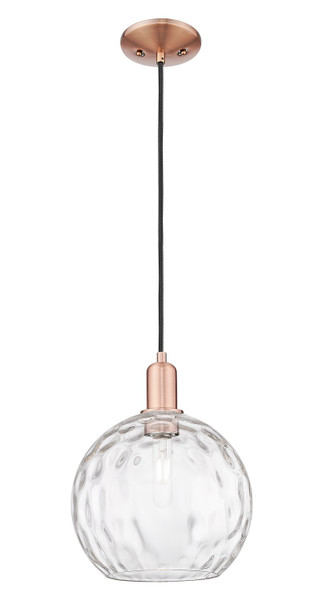 Innovations - 716-1P-AC-G1215-10 - One Light Mini Pendant - Arcadia - Antique Copper