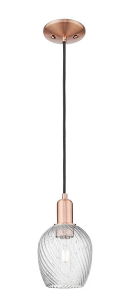 Innovations - 716-1P-AC-G292 - One Light Mini Pendant - Arcadia - Antique Copper