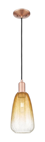Innovations - 716-1P-AC-G480-6AM - One Light Mini Pendant - Arcadia - Antique Copper