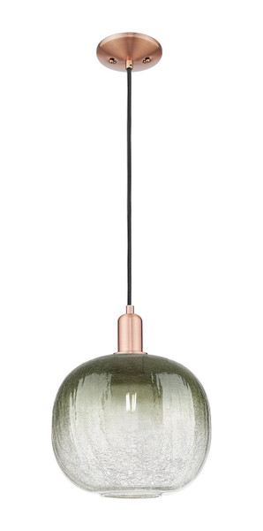 Innovations - 716-1P-AC-G481-10SL - One Light Mini Pendant - Arcadia - Antique Copper