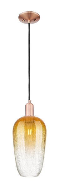 Innovations - 716-1P-AC-G484-7AM - One Light Mini Pendant - Arcadia - Antique Copper