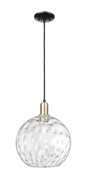 Innovations - 716-1P-BAB-G1215-12 - One Light Mini Pendant - Arcadia - Black Antique Brass