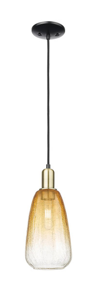Innovations - 716-1P-BAB-G480-6AM - One Light Mini Pendant - Arcadia - Black Antique Brass