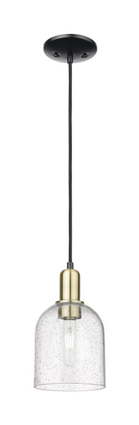 Innovations - 716-1P-BAB-G558-6SDY - One Light Mini Pendant - Arcadia - Black Antique Brass
