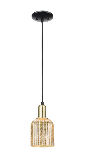 Innovations - 716-1P-BAB-G559-5ME - One Light Mini Pendant - Arcadia - Black Antique Brass