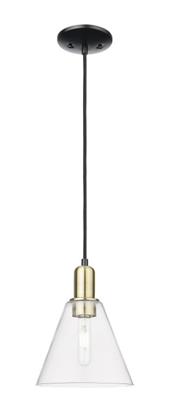 Innovations - 716-1P-BAB-GBC-82 - One Light Mini Pendant - Arcadia - Black Antique Brass
