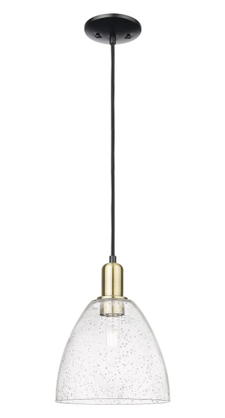 Innovations - 716-1P-BAB-GBD-94 - One Light Mini Pendant - Arcadia - Black Antique Brass