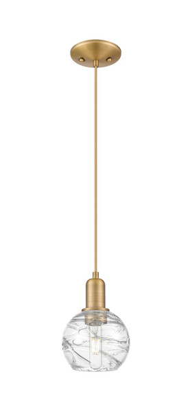 Innovations - 716-1P-BB-G1213-6CL - One Light Mini Pendant - Arcadia - Brushed Brass