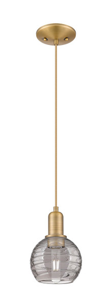 Innovations - 716-1P-BB-G1213-6SM - One Light Mini Pendant - Arcadia - Brushed Brass