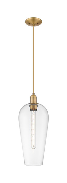 Innovations - 716-1P-BB-G456-8CL - One Light Mini Pendant - Arcadia - Brushed Brass