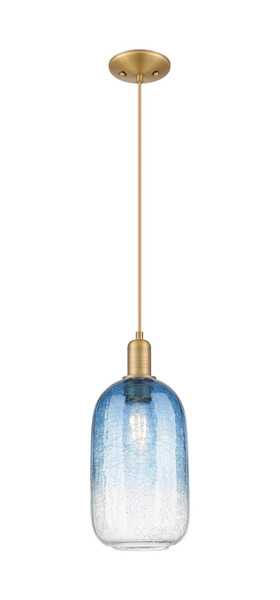 Innovations - 716-1P-BB-G482-7SB - One Light Mini Pendant - Arcadia - Brushed Brass