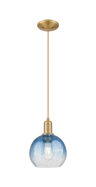 Innovations - 716-1P-BB-G483-8SB - One Light Mini Pendant - Arcadia - Brushed Brass