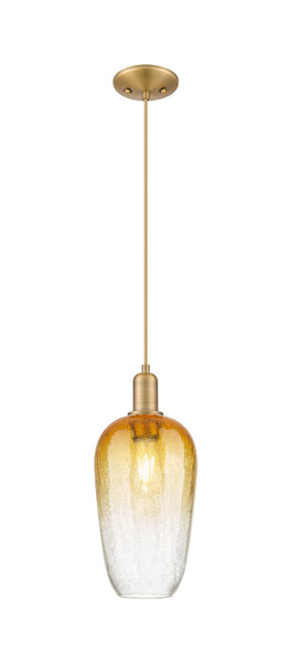 Innovations - 716-1P-BB-G484-7AM - One Light Mini Pendant - Arcadia - Brushed Brass